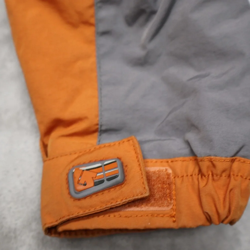 Burton Jacket Boys Large Grey DryRide Insulated Hooded‎ Full Zip Ski Wind Rain